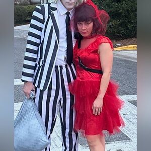 Red bride Lydia from beetlejuice costume